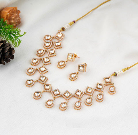 Timeless Geometric Kundan Craftsmanship Defined